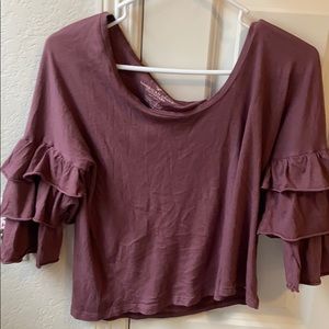 flowy american eagle shirt